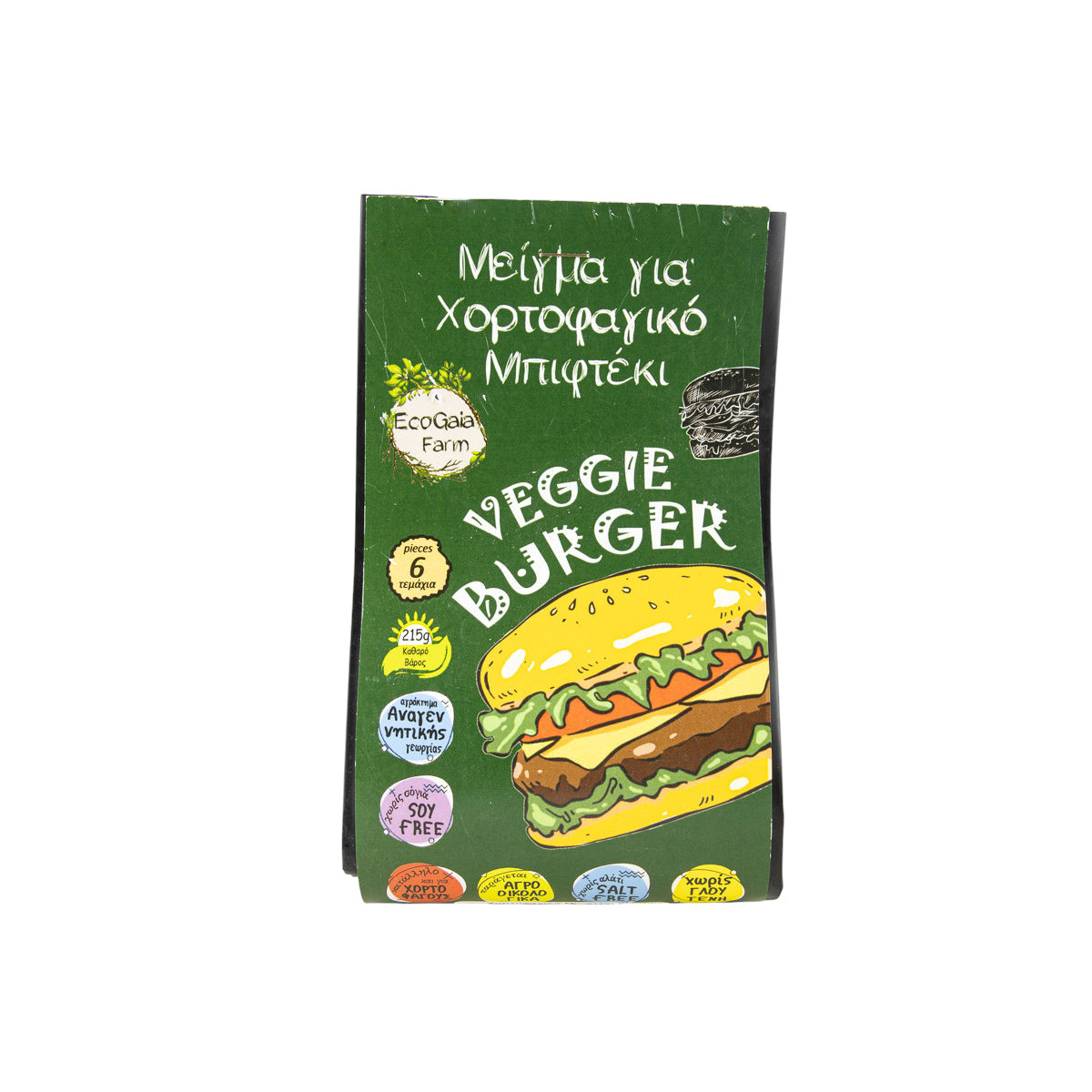 Μείγμα για χορτοφαγικό μπιφτέκι, EcoGaia Farm, 215gr