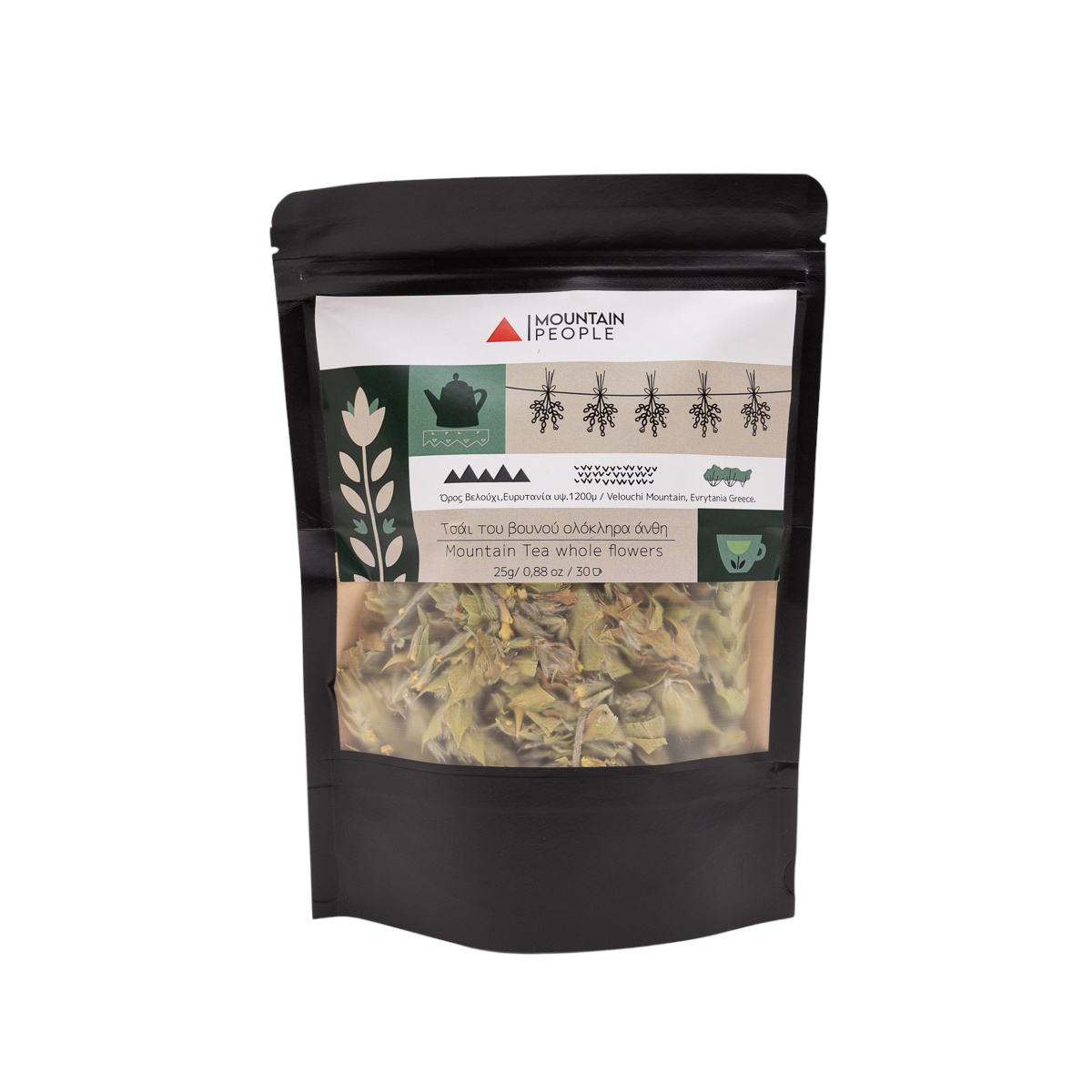 Τσάι του Βουνού άνθη, doy pack, Mountain people, 25gr