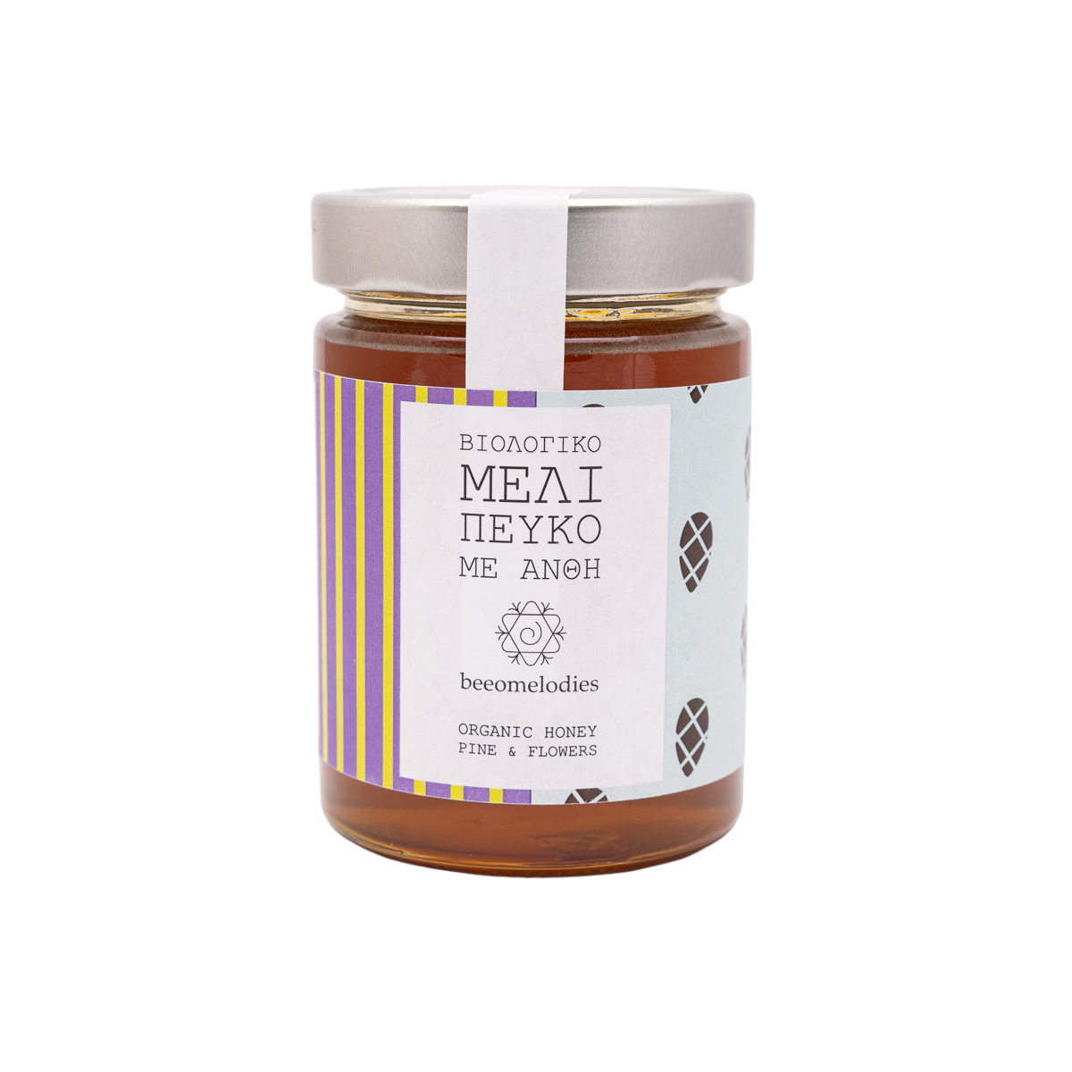 Μέλι Πεύκο με Άνθη, Πηλίου, Beeomelodies, 420gr