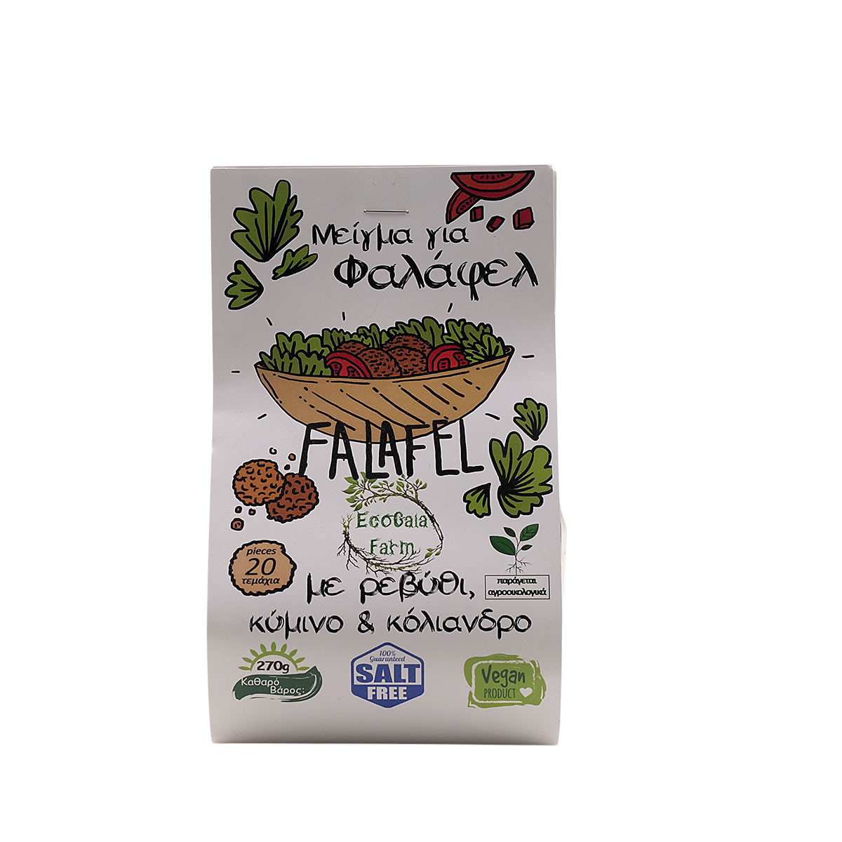 Μείγμα για φαλάφελ, EcoGaia Farm, 250gr