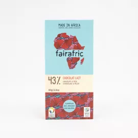 Σοκολάτα γάλακτος 43% -  Fairafric