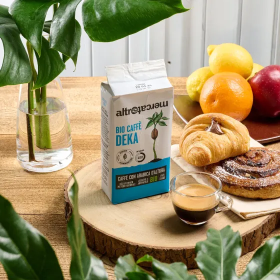 Καφές Decaff natural, 100% αράμπικα, Altomercato, 250gr 