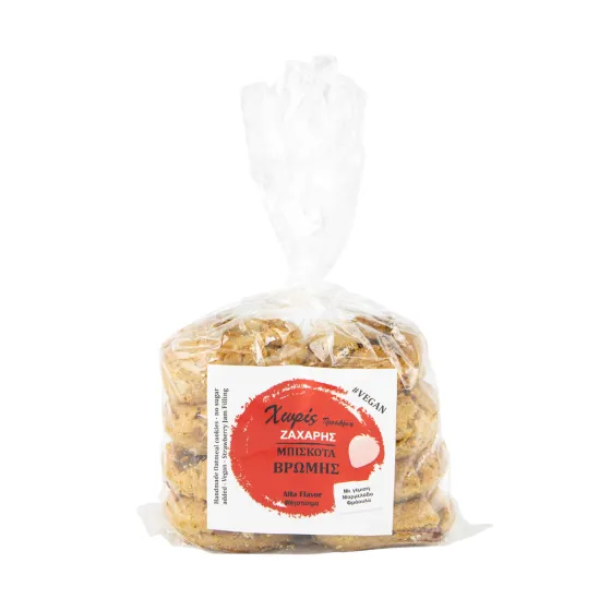 Μπισκότα με πίτουρο βρώμης, φράουλα, 300gr