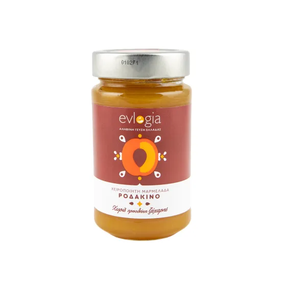 Μαρμελάδα Ροδάκινο χωρίς ζάχαρη, Evlogia 280gr
