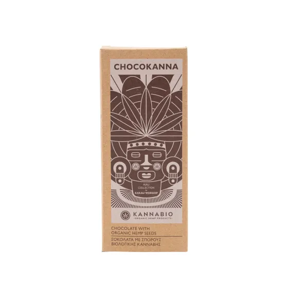 Σοκολάτα με σπόρους κάνναβης, Chocokanna, ΚΑΝΝΑΒΙΟ, 50gr