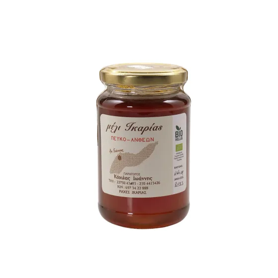 Μέλι πεύκου και ανθέων ΒΙΟ, Ικαρίας, 460gr