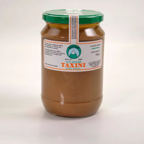 Ταχίνι ολικής άλεσης, Παγγαίου 700gr Ταχίνι ολικής άλεσης, Παγγαίου 700gr