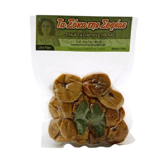 Σύκα αποξηραμένα, Εύβοιας, 250gr