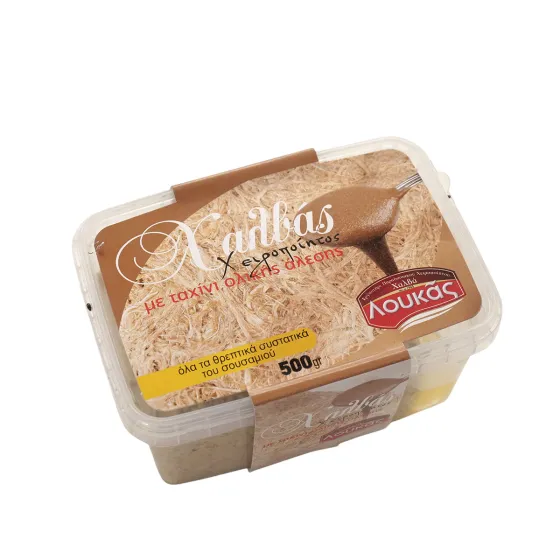 Χαλβάς με ταχίνι ολικής άλεσης, Λουκάς, 500gr