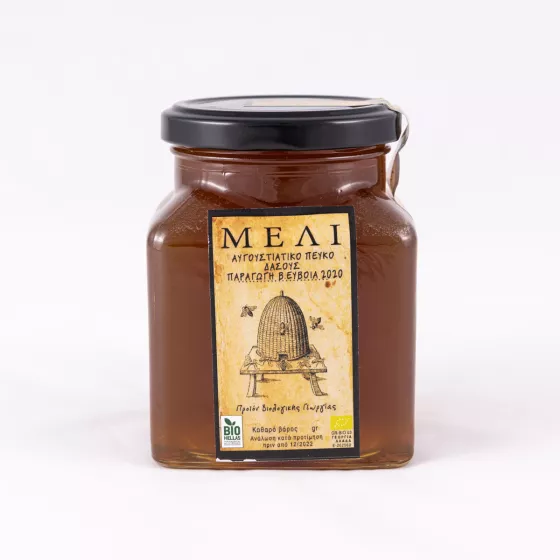 Μέλι αυγουστιάτικο Πεύκο Δάσους ΒΙΟ, Β.Εύβοιας 450gr
