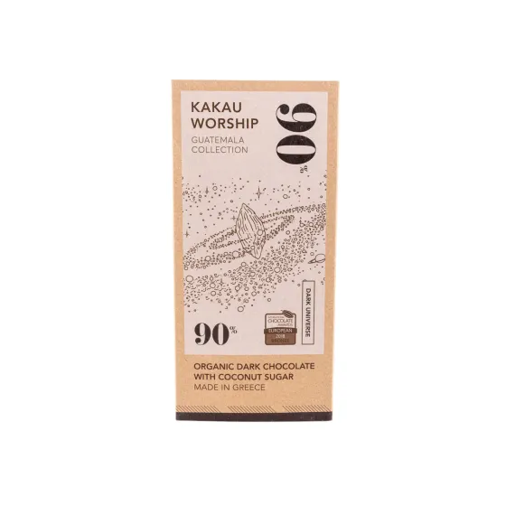 Σοκολάτα 90%, Kakau Worship, 75gr