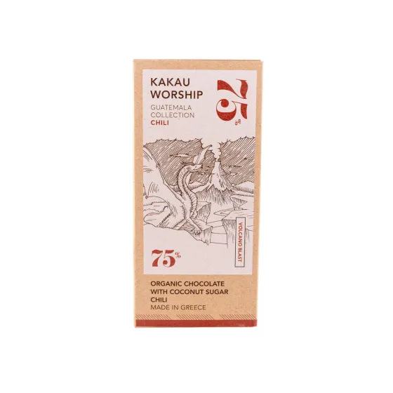 Σοκολάτα 75%, Kakau Worship, 75gr