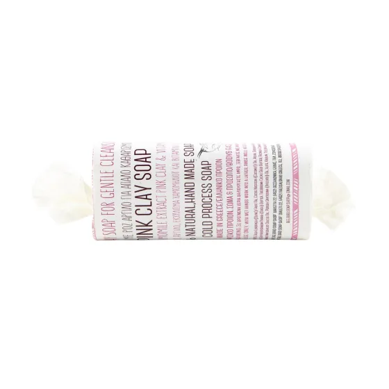Σαπούνι με ροζ άργιλο για απαλό καθαρισμό, Bee Bird Soap, 50gr